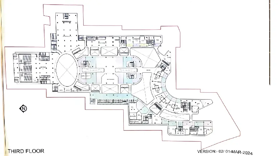 third floor layout of AIPL Joy-District